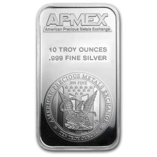 ### Apmex Silver Eagle 10oz Bar ###