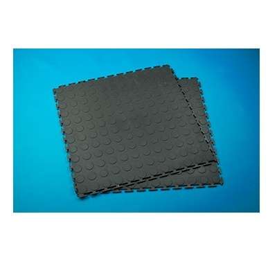 Interlocking large PVC Floor Tiles Black - PRICE/m2 - Minimum order of 10m2