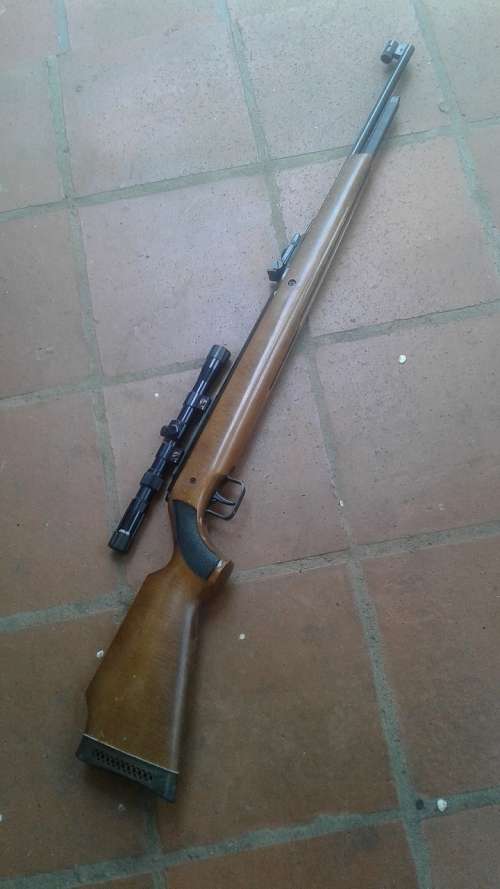 Air rifle 0.22 caliber. Gecado 50 E made in Germany