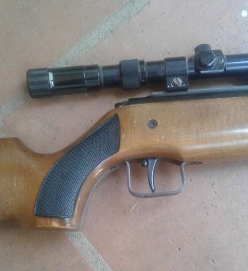 Air rifle 0.22 caliber. Gecado 50 E made in Germany