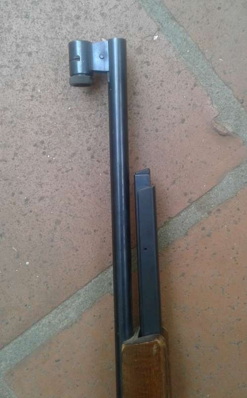 Air rifle 0.22 caliber. Gecado 50 E made in Germany