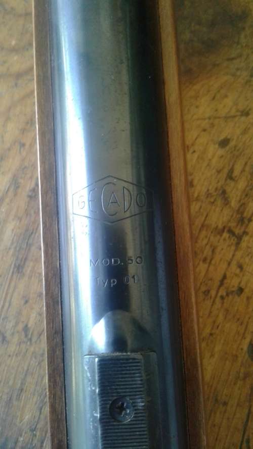 Air rifle 0.22 caliber. Gecado 50 E made in Germany