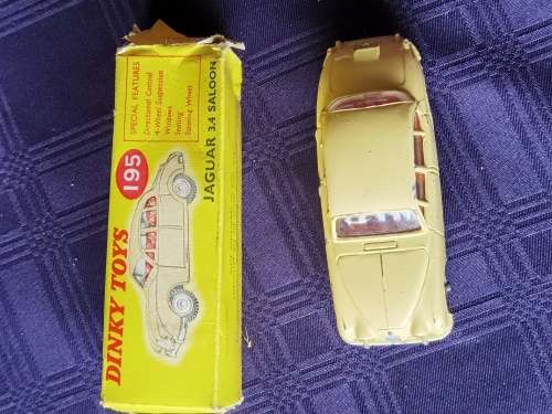 Dinky 195 Jaguar 3.4 excellent condition boxed  Not Corgi