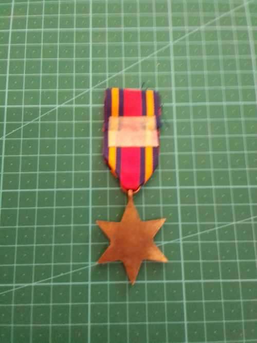 WW 2 BURMA STAR UNNAMED