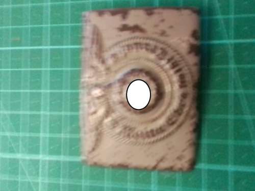 WW 2 DAMAGED GERMAN SS BELT BUCKLE