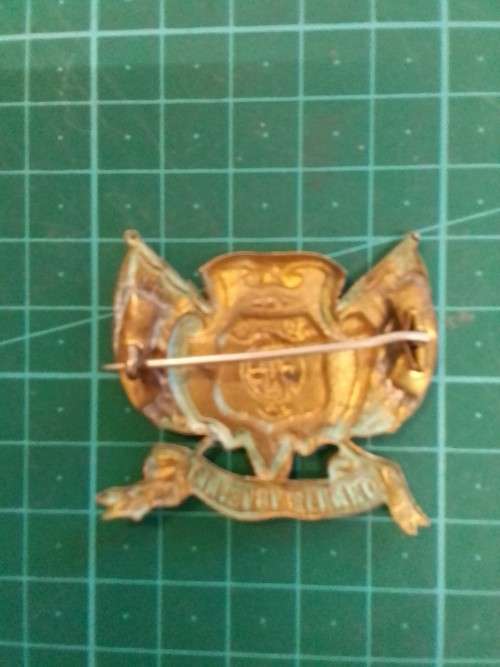 OFS ARTILLERY SLOUCH HAT BADGE PRE 1900 FOR DIRK ONLY.