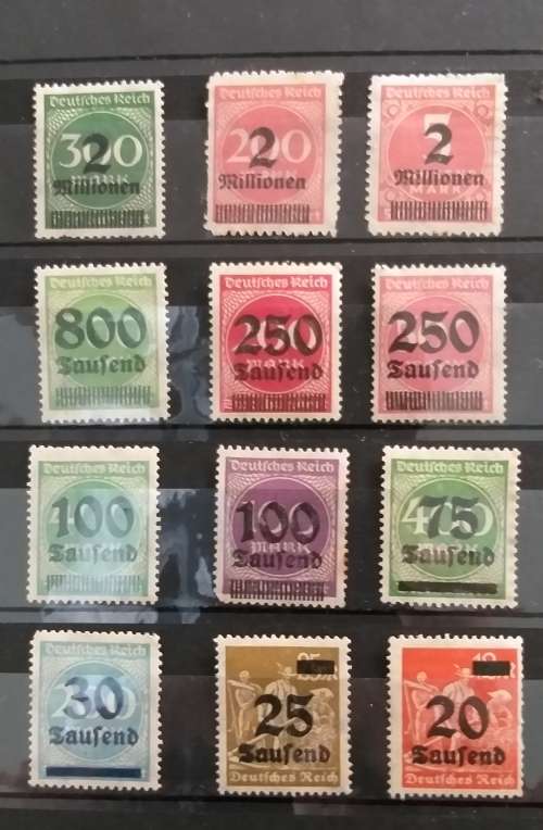 Germany high face value stamps. Great collection. Read description below