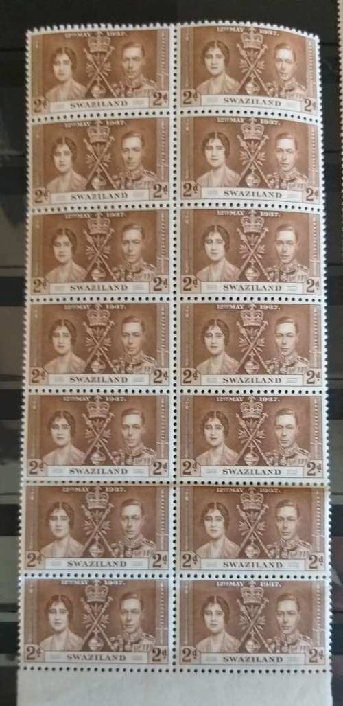 Unused assorted stamp bloks. Great collection. South Africa and Swaziland.