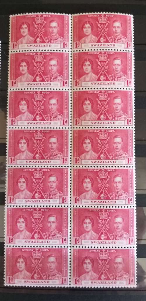 Unused assorted stamp bloks. Great collection. South Africa and Swaziland.