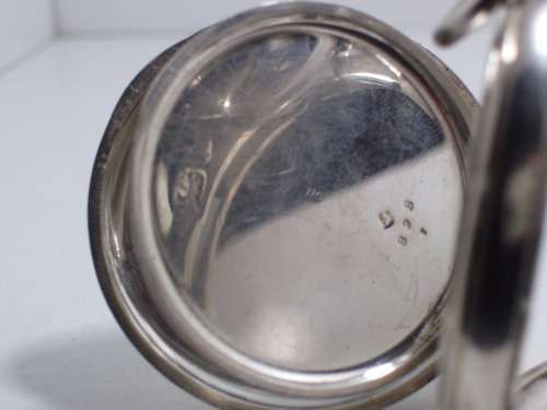 2x Sterlin Silver Pocket Watch Casings.  925 & .935 =  Total Weight 81gr