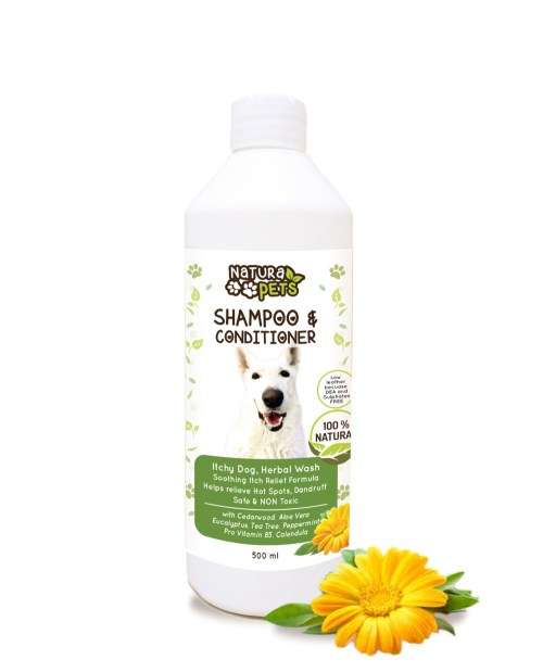Herbal Shampoo for Itchy Skin Dogs and Cats