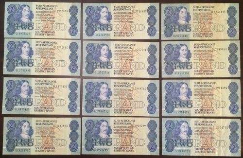 R2 Gerhard de Kock - 12x Notes, Crisp/Clean