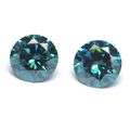 ""BEAUTIFUL BLUE DIAMONDS ""Genuine Blue Diamond Earrings - 0.70CT-EstValue R 26599.00 - VS1