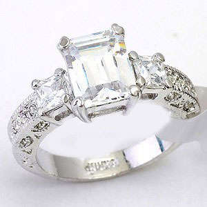 Size 6.5 Beautiful Antique Design, Exquisite Dress Ring