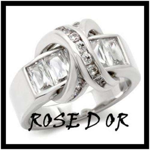 STUNNING CZ DESIGNED DRESS RING!!!   SIZE 7!!!!