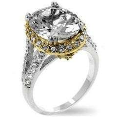 NEW MILANIA TRUMP INSPIRED ANNIVERSARY RING IN TWO-TONE - GORGEOUS!!!