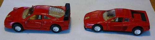 LOT OF 2 FERRARI DIECAST MODELS, BY UNKNOWN MAKE