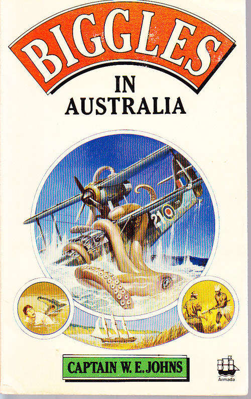 BIGGLES IN AUSTRALIA by Capt. W.E. Johns, paperback