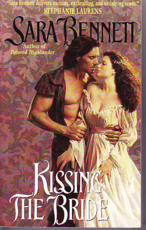 KISSING THE BRIDE, by Sara Bennett, paperback almost new