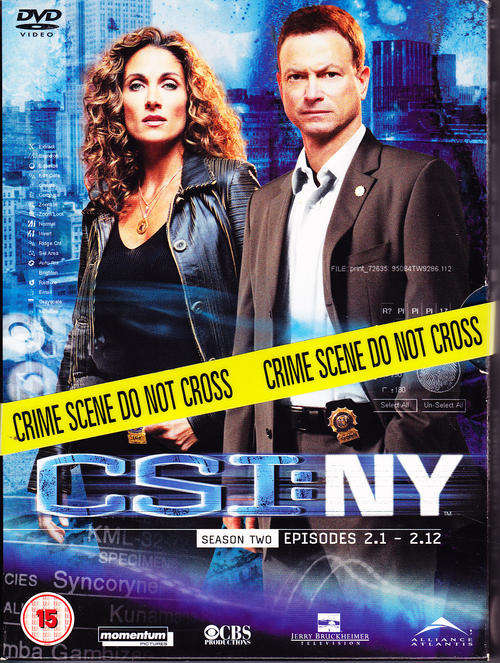 CSI: NEW YORK season 2, episodes 2.1 - 2.12 DVD