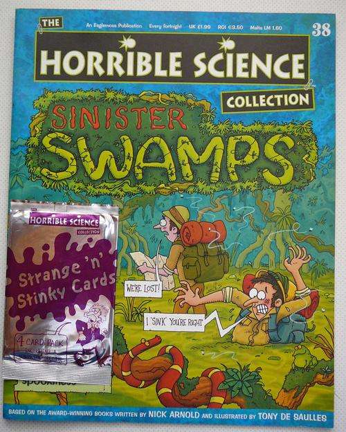 SINISTER SWAMPS-  HORRIBLE SCIENCE COLLECTION MAGAZINE ISSUE 38