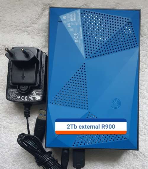 2TB external Seagate Hard drive