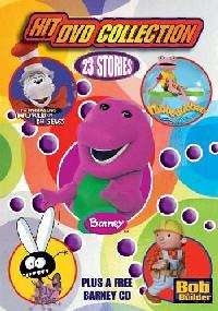 HIT DVD COLLECTION - Barney, Bob the Builder and others - 23 Stories