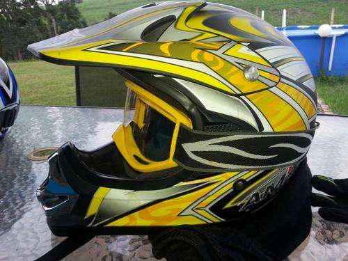 ***AMA HELMET ADULTS SMALL WITH SCOTT GOGGLES***LIKE NEW***