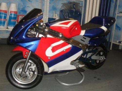 *********LAST ONE**BRAND NEW POCKET BIKE 50cc WITH BIKE STAND******