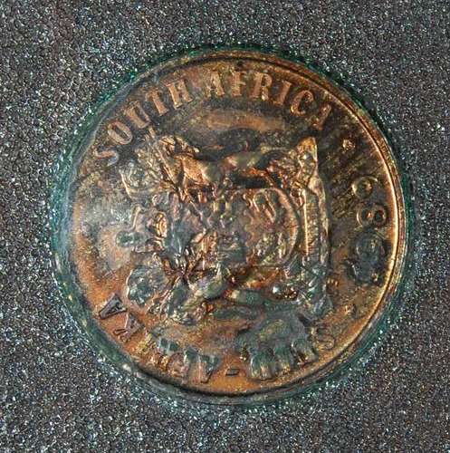 " 1989 South Africa UNC 1 cent "