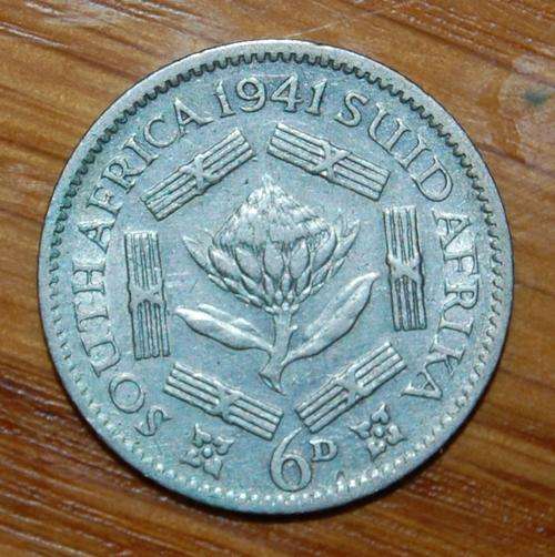 " 1941 Sixpence "