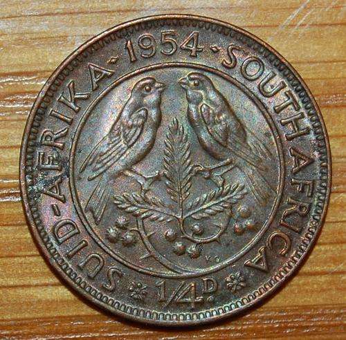 !!! 1954 Quarter Penny - Farthing!!!