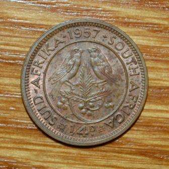 !!! 1957 Quarter Penny - Farthing!!!