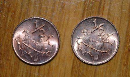 " 1970 Unc 1/2 Cent "