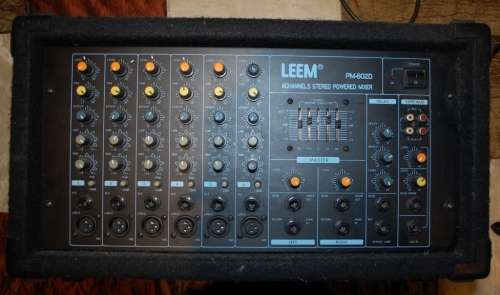 !!! Leem 602D 6 Channel Stereo Powered Mixer !!!