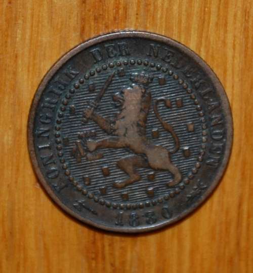 ` 1880 - 1 Cent Netherland Coin `