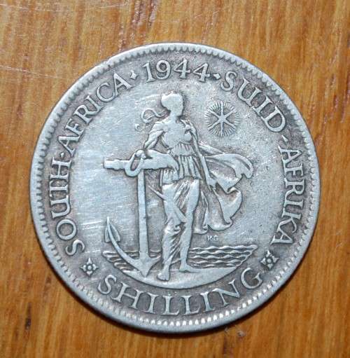 ` South Africa Union 1944 - 1 Shilling  `
