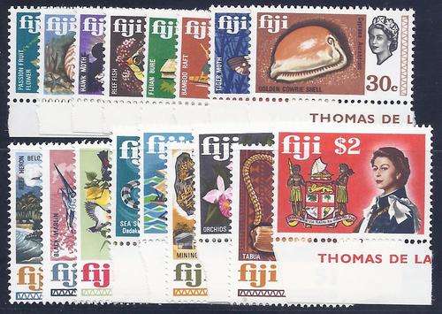 Fiji QE II 1969 set of 17 superb MNH. SG 391/407. CV R 480.