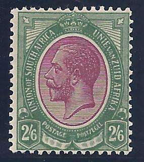 Union Kings Head 2s6d mint. SACC 13.