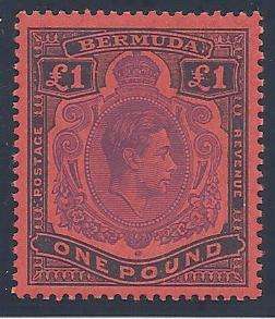 Bermuda 1951 George VI SG 121d Superb MNH. CV R 1100+ See Below