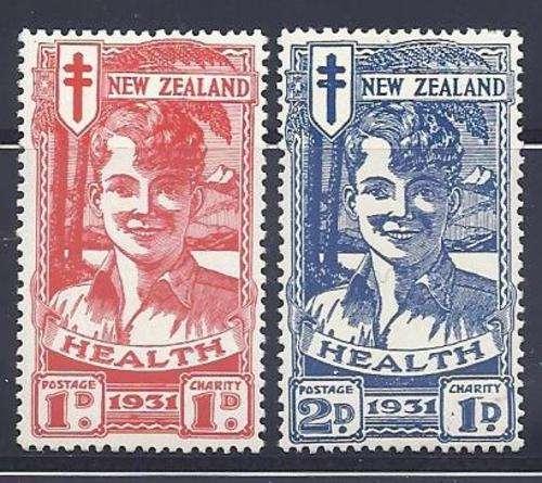 New Zealand 1931 Scarce Set of 2 fine mint. SG 546/7. CV R 2900. See below.