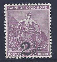 Cape 1891 SACC 50/SG 55 Superb MNH. CV R 450. See below.