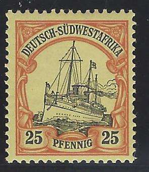 SWA (German) 1901 SACC 17 fine mint. See below.