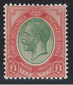 Union Kings Heads One Pound superb mint with Holcombe Certificate. SACC 16.  See below.