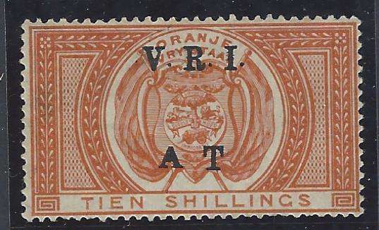 OFS: Very Scarce 1900 Army Telegraph SG T47d with "BROAD SHORT A" superb MNH. See below.
