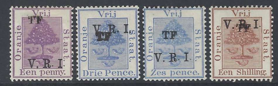 OFS: Scarce 1900 Army Telegraph set of 4 fine mint. SG T36a/9a. See below.