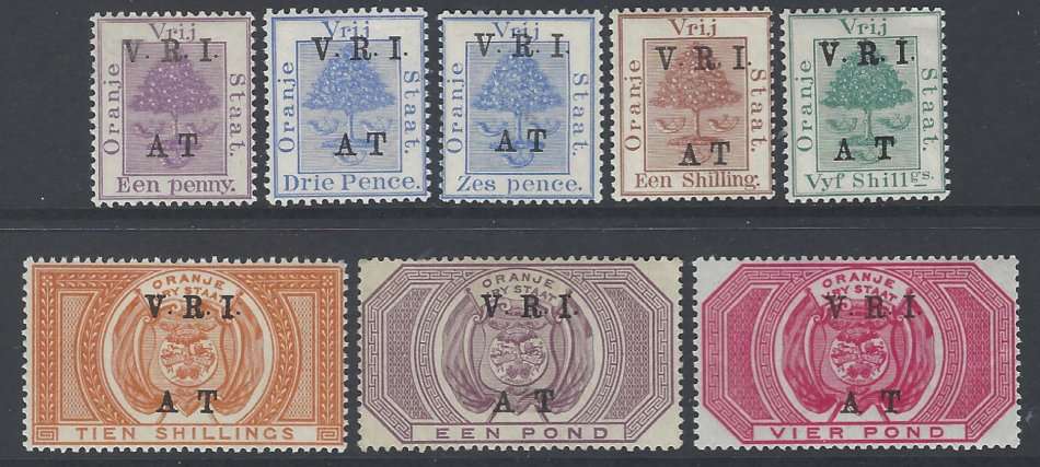 OFS: 1900 Army Telegraph set of 8 superb MNH/VFM. SG T42/9. See below.