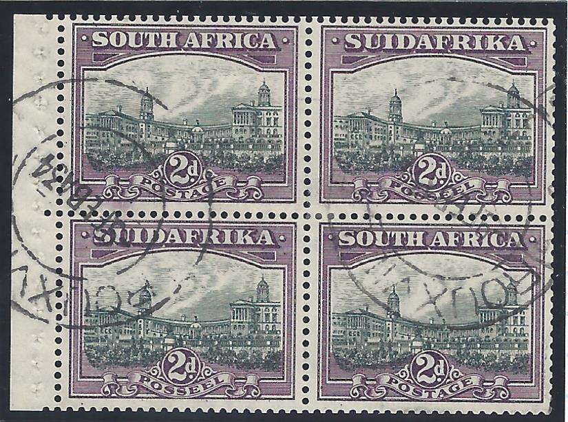 Union 1931 Roto 2d B9 Booklet Pane inv. wmk. UHB B9 P1. Scarce & FU.