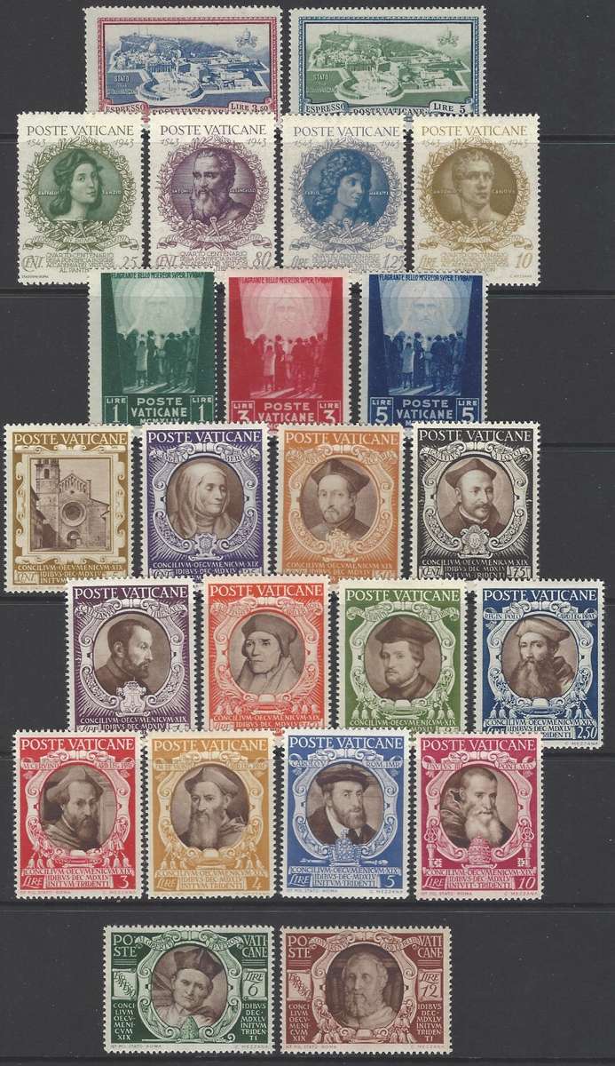 Vatican: 1944/6 - 5 sets superb MNH. See below.