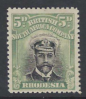 Rhodesia (BSAC) 1913 SACC 226 superb MNH. CV R 1,100. See Below.